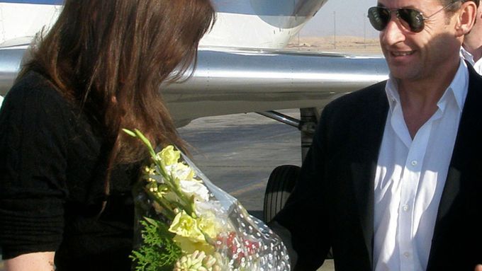 Sarkozy vyrazil na výlet do Egypta s novou přítelkyní modelkou