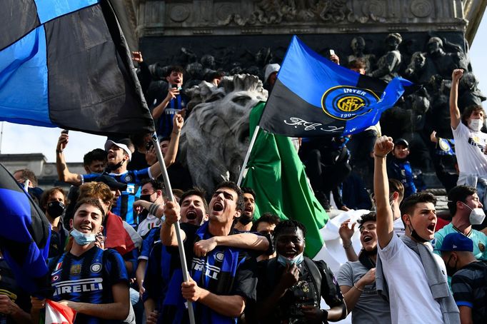 Takto slavili fanoušci Interu Milán scudetto, titul v italské Serii A