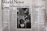 "Obamovi si získali Prahu" (International Herald Tribune, 6.4.2009)