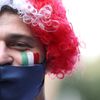 Fanoušek Itálie před zápasem Turecko - Itálie na ME 2020