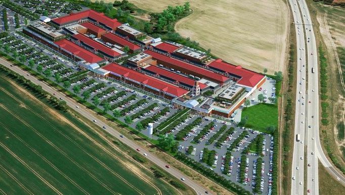 Bohemia Village - Outlet Benešovice - vizualizace