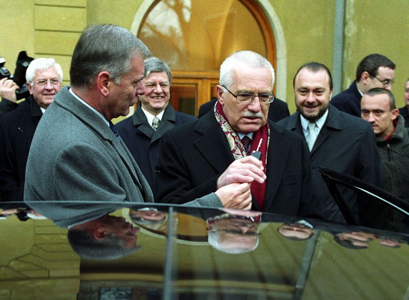 Vratislav Kulhánek a Václav Klaus