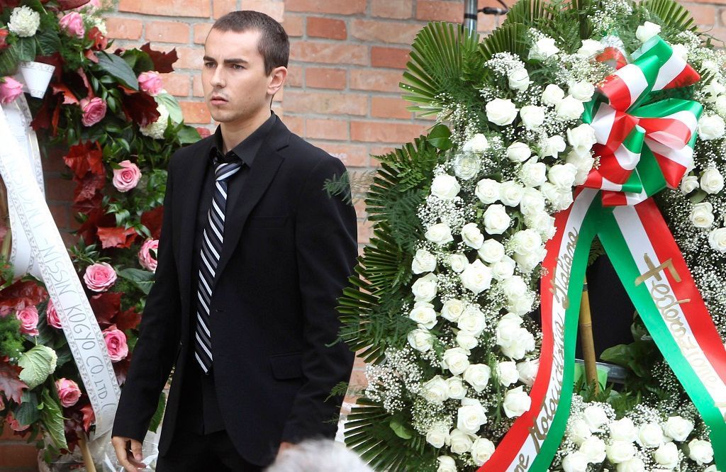 Simoncelli pohřeb (Jorge Lorenzo)