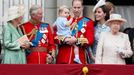 královská rodina - Trooping Colour