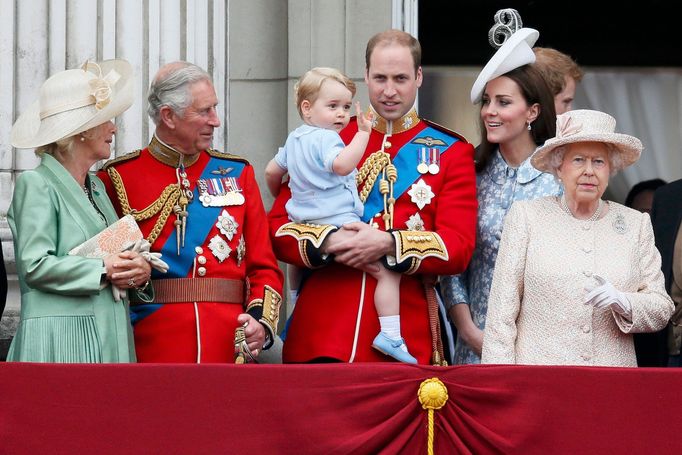 královská rodina - Trooping Colour