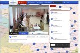 Rusové měli možnost dění v některých volebních místnostech sledovat na internetu.
