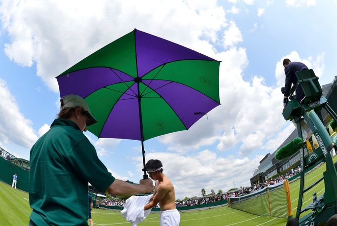 Wimbledon 2013, 1. kolo: Nišikori