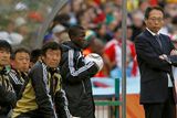 Japonský kouč Okada sleduje snahu svého týmu