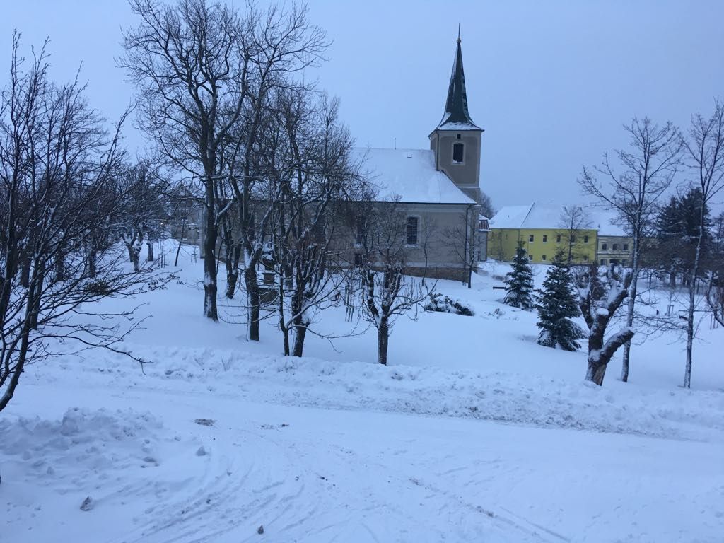 Sníh na Měděnci