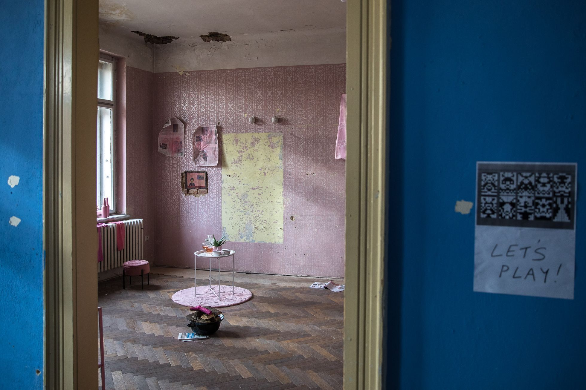 Výstava studentského umění Pokoje 2022