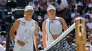 Iga Šwiateková a Amanda Anisimovová před finále Wimbledonu 2025