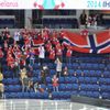 MS 2014, Norsko - Itálie: fanoušci Norska