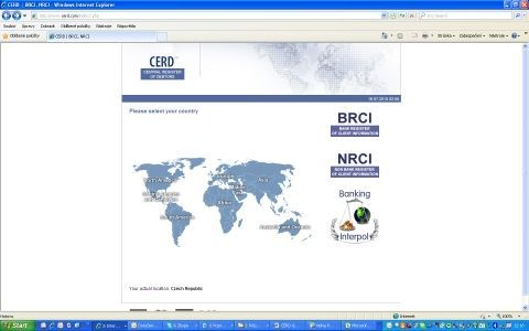 Centrální registr dlužníků - údajná světová síť