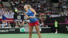 Kateřina Siniaková ve finále Fed Cupu 2018 Česko - USA