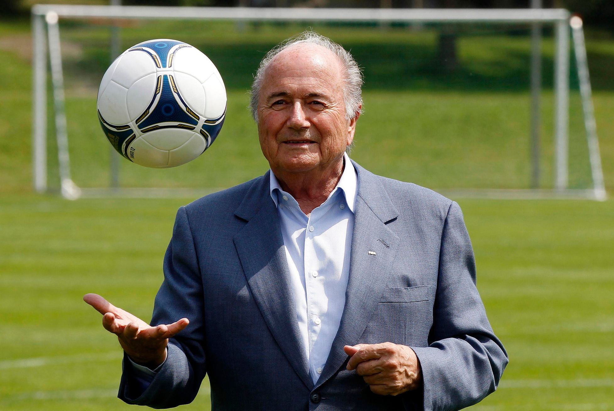 Sepp Blatter, předseda FIFA (2012)