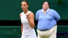 Karolína Plíšková, Aryna Sabalenková, semifinále Wimbledonu 2021