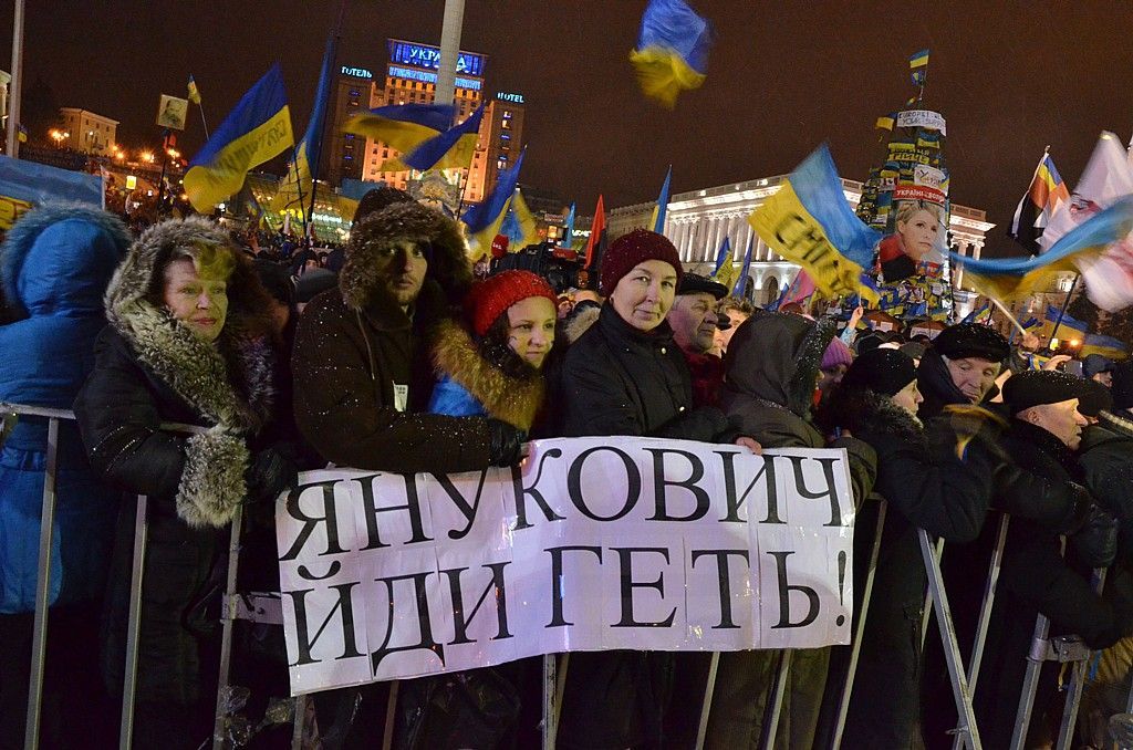 Demonstrace v Kyjevě