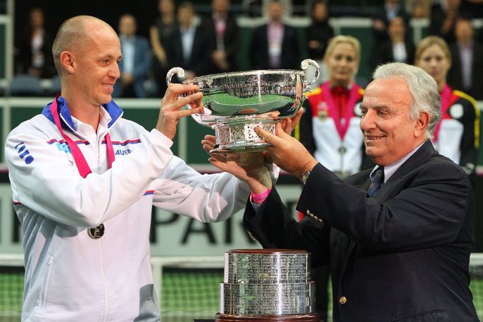 Finále Fed Cupu 2014: Český tým slaví triumf