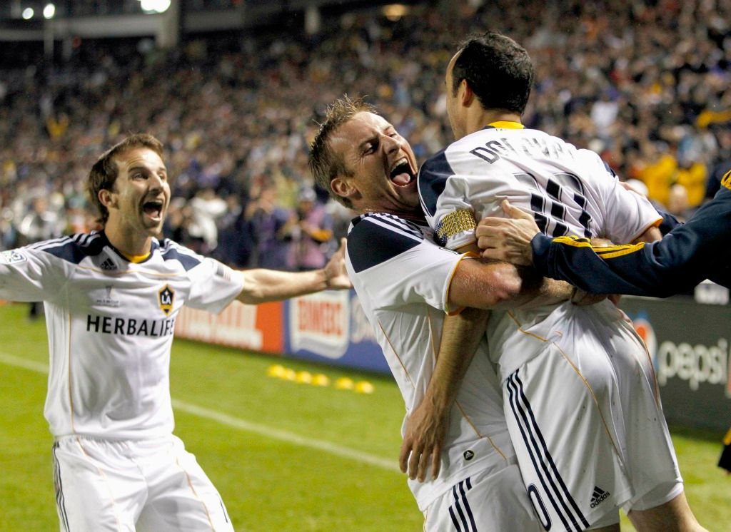 Finále MLS: LA Galaxy - Houston Dynamo (oslava gólu donovana)