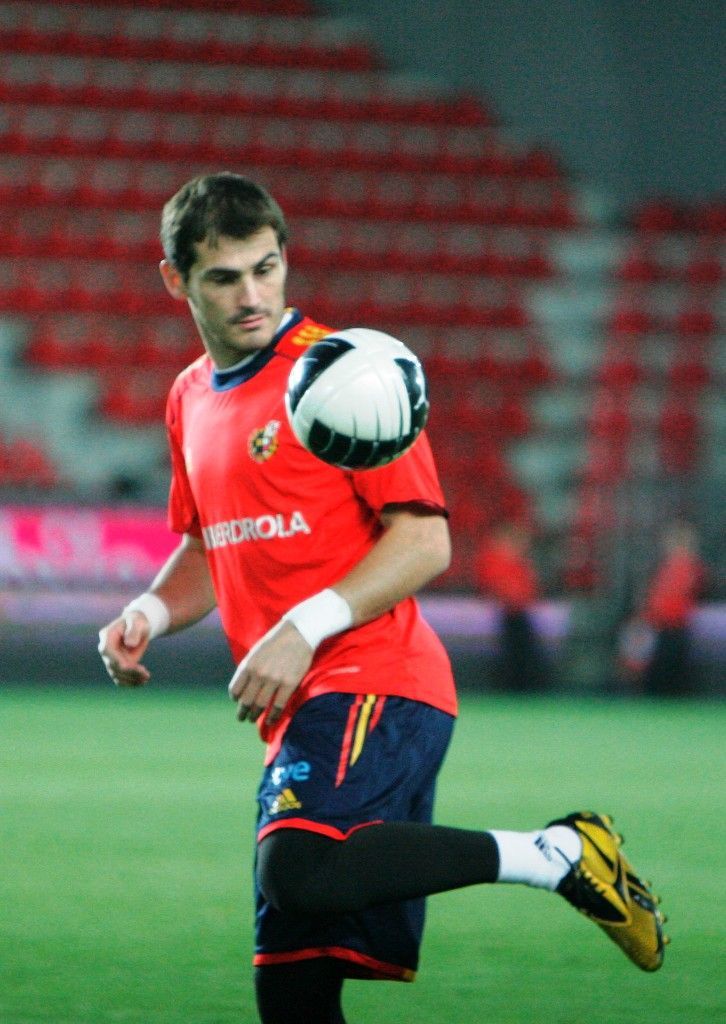Trénink Španělska (Casillas)