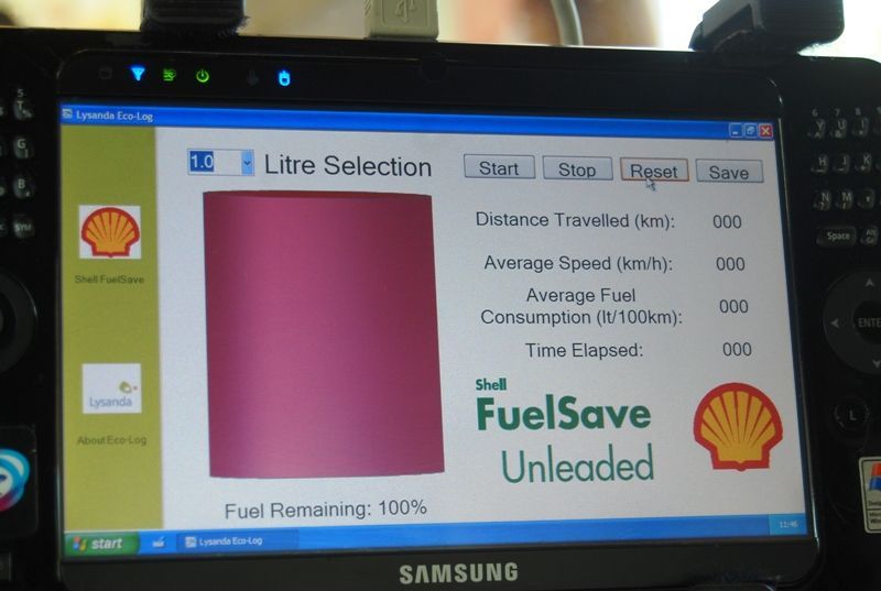 Test spotřeby s novým palivem Shell