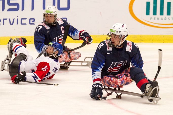 MS v parahokeji v Ostravě 2019, semifinále Česko - USA