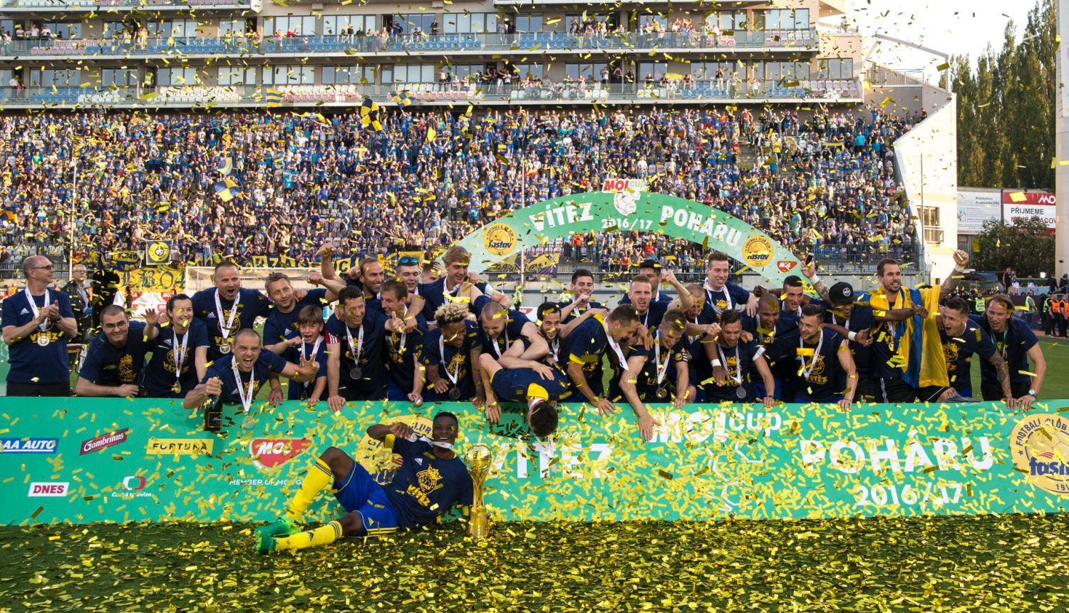 MOL Cup, finále Zlín-Opava: Zlín slaví vítězství v MOL Cupu