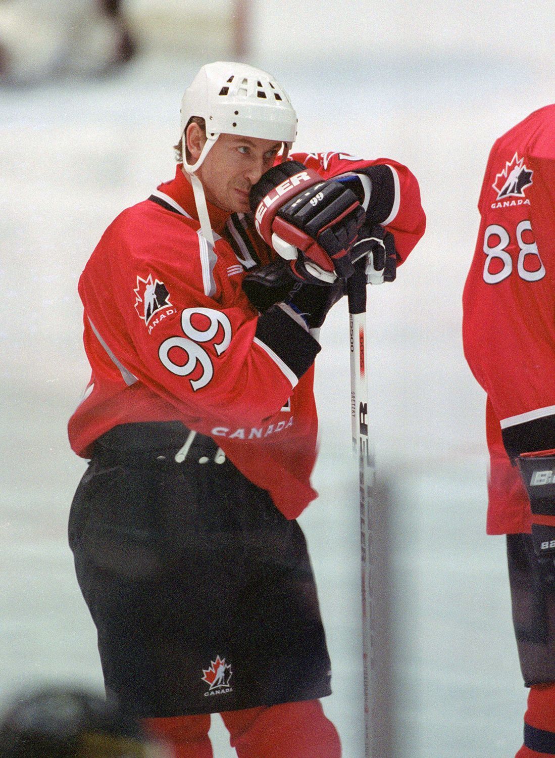 Herbert Slavík: hvězdy českého hokeje, fotoreportáž z NHL v době před OH v Naganu a snímky z Nagana