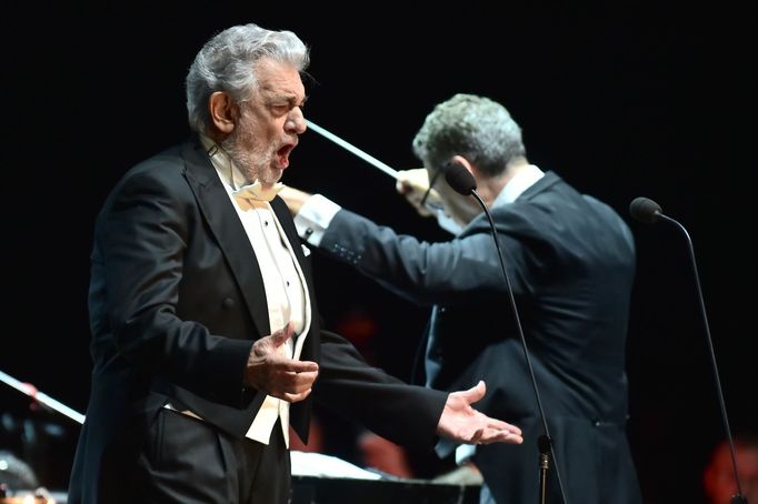 Španělský pěvec Plácido Domingo.