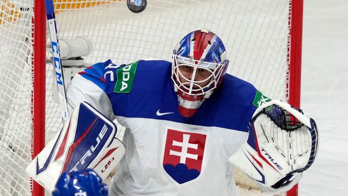 Adam Húska ve slovenském dresu na mistrovství světa 2021