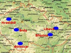 Současné vojenské újezdy v České republice vznikly redukcí původních devíti