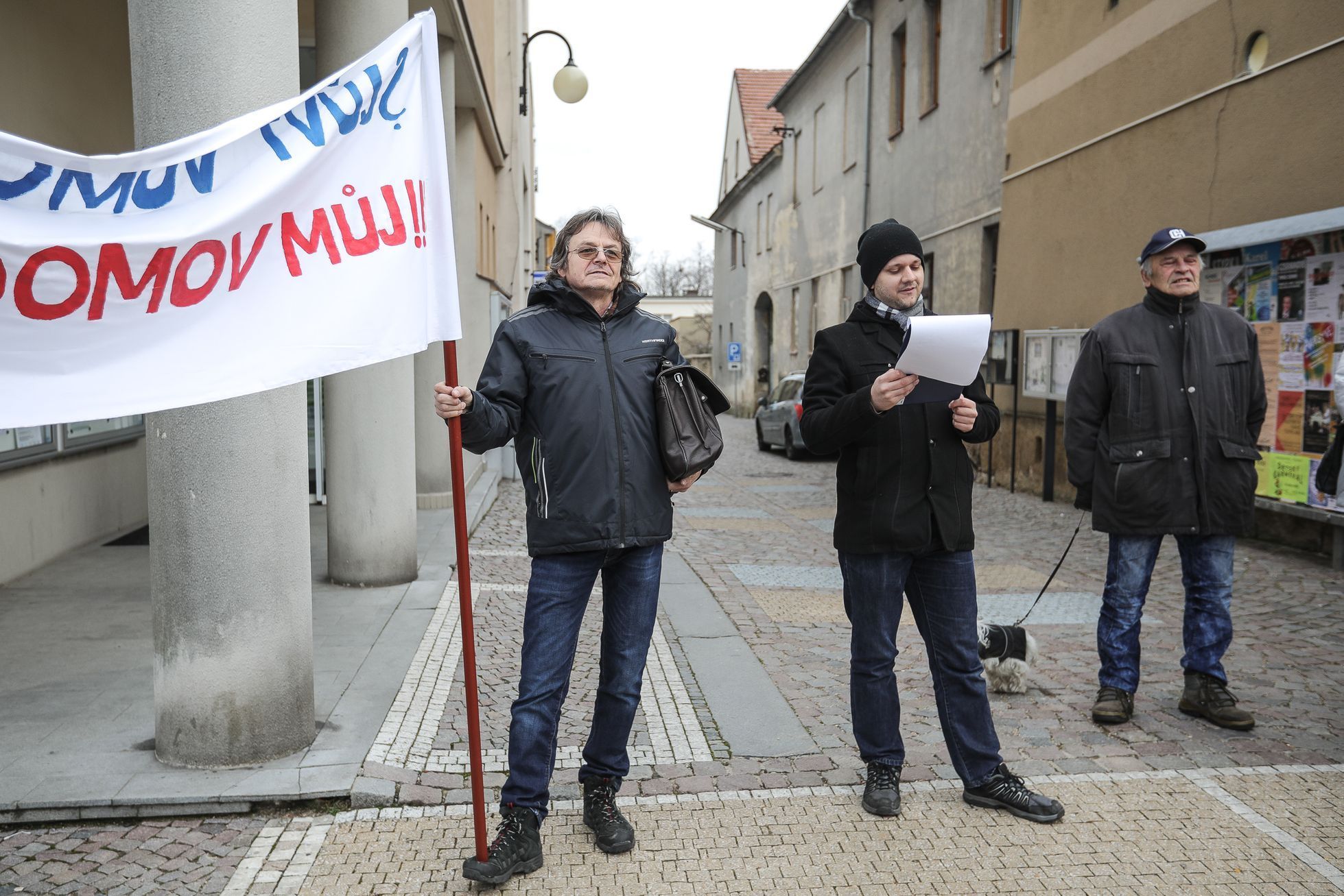 Pochod po 30. letech proti Sovětské okupaci a vojsku ve městě - Vysoké Mýto