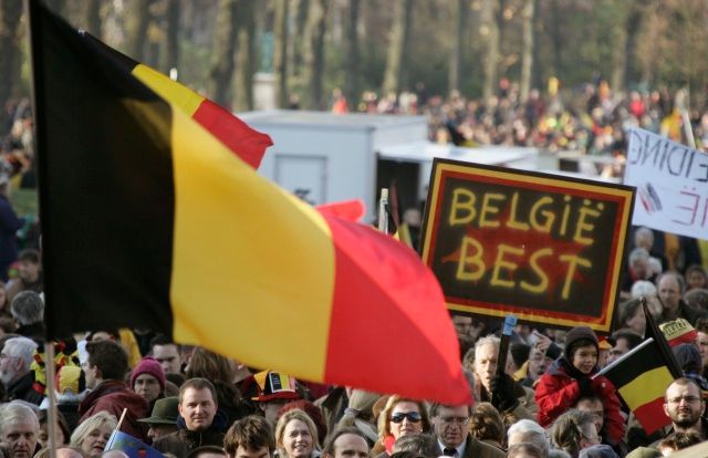 Belgičané demonstrují svou jednotu