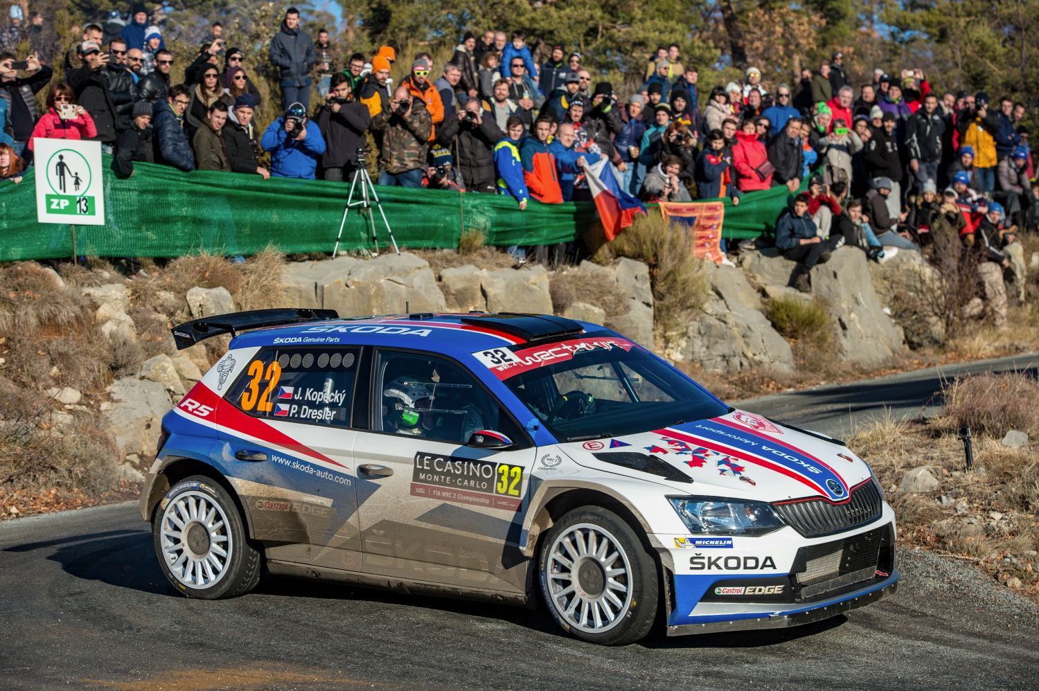 Rallye Monte Carlo 2018: Jan Kopecký, Škoda Fabia R5