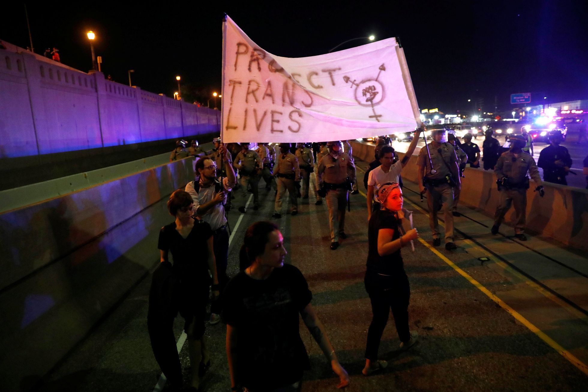 Protesty proti zvolení Trumpa v USA