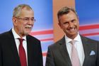 Kampaň v Rakousku skončila, Van der Bellen věří v opětovnou výhru, Hofer burcuje k národní hrdosti