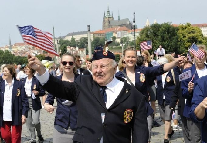 Do Prahy se sjeli Sokolové z celého světa.