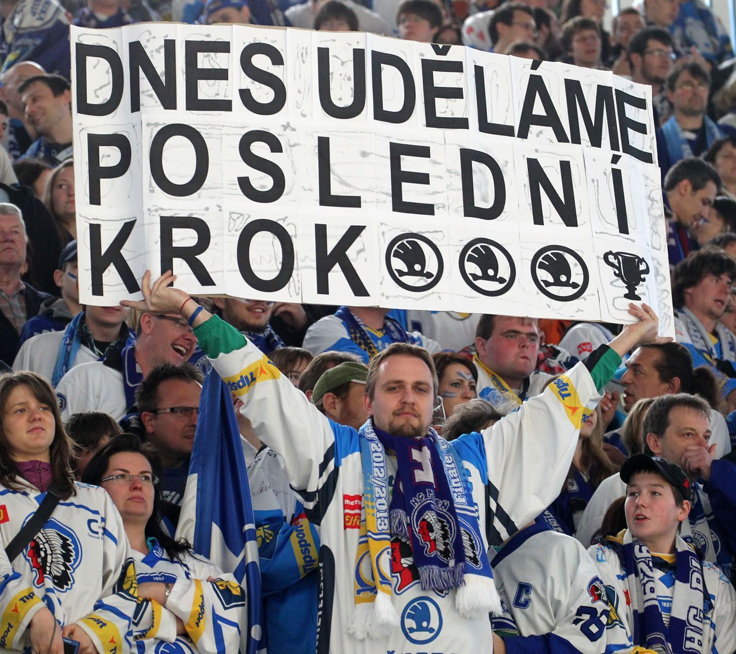 Hokej, Plzeň - Zlín: fanoušek Plzně