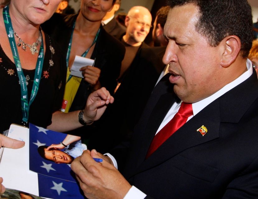 Hugo Chávez v Benátkách