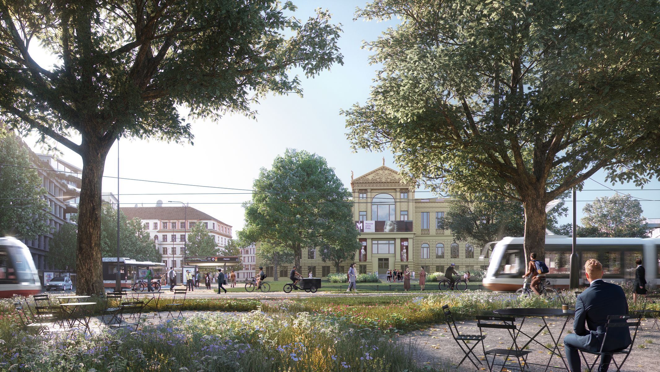 Vizualizace Těšnov park