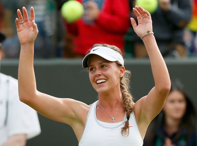 Michelle Larcher De Britová na Wimbledonu 2013