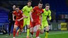 Gareth Bale v utkání kvalifikace MS 2022 Wales - Česko