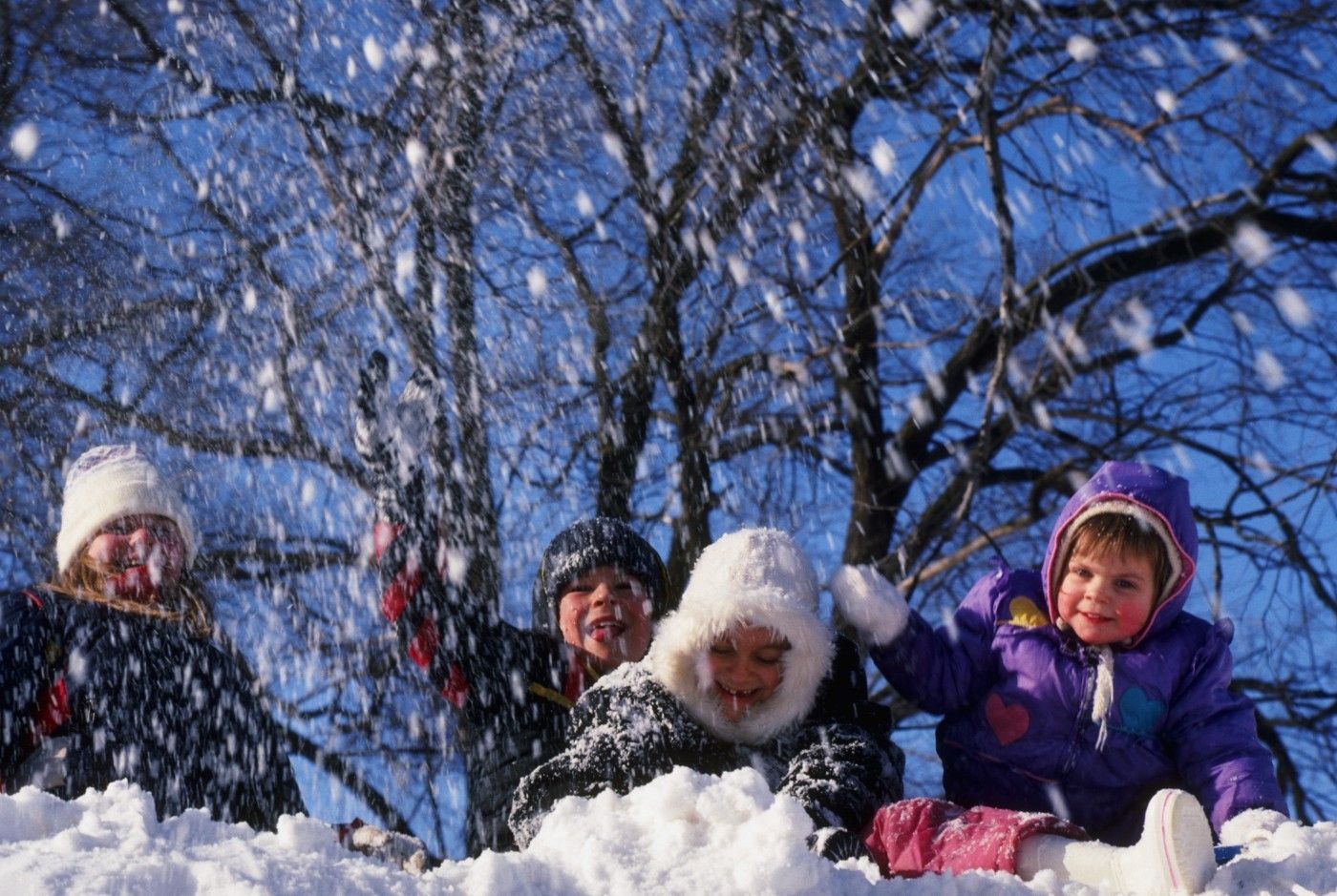 Sníh a děti
