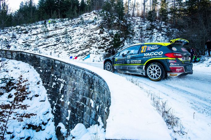 Erik Cais, Ford na trati Rallye Monte Carlo 2022