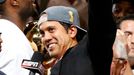 Basketbalový trenér Erik Spoelstra z Miami slaví titul v play-off NBA 2012.