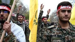 Smuteční akce kvůli smrtí generála Kásema Solejmáního. Na snímku íránští vojáci.