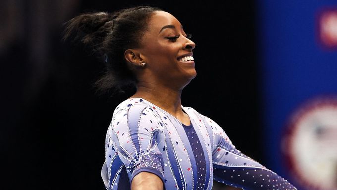 Americká gymnastka Simone Bilesová