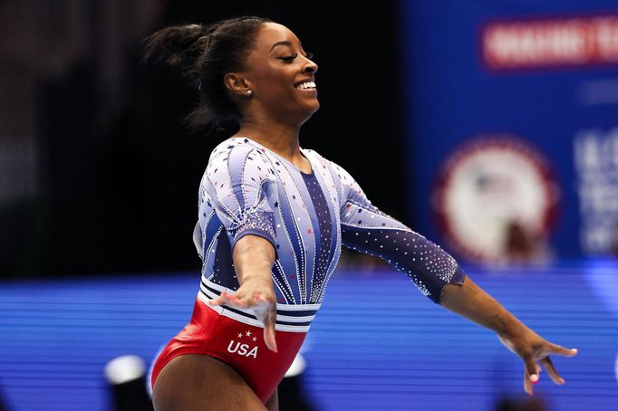 Americká gymnastka Simone Bilesová