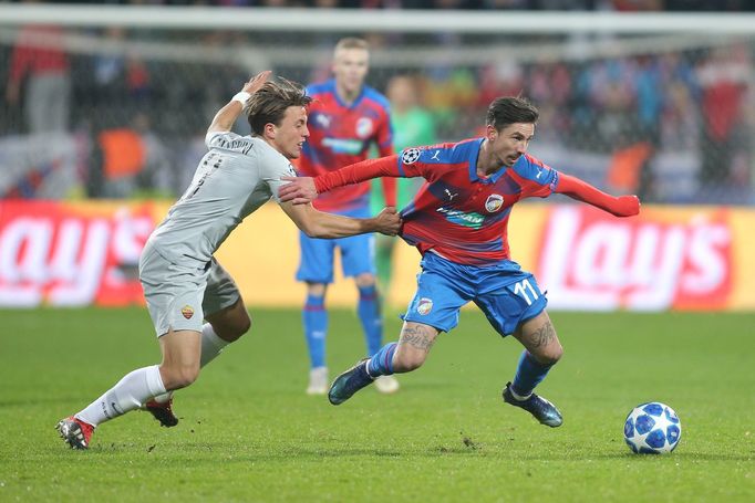 Viktoria Plzeň - AS Řím (LM 2018-19): Milan Petržela