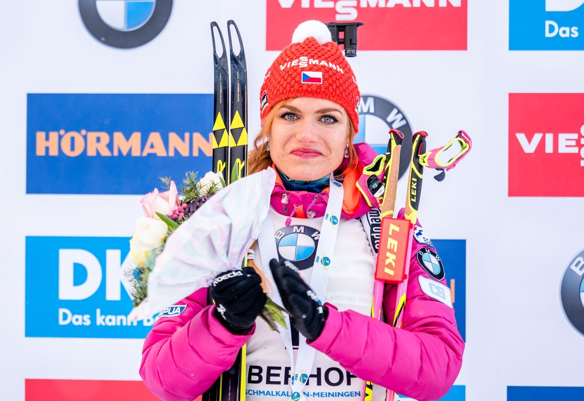 Sprint žen Oberhof 2017 (Koukalová)
